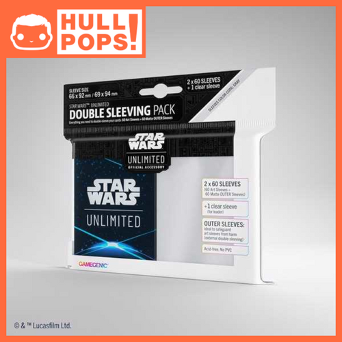 Star Wars: Unlimited Double Sleeving Pack - Space Blue
