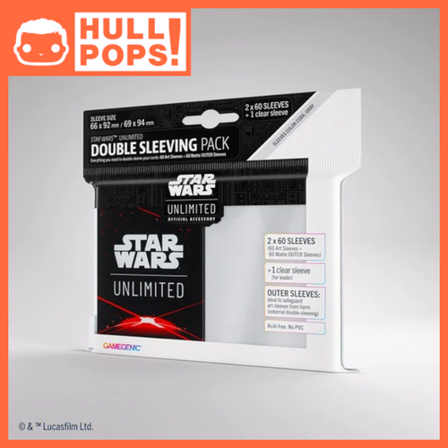 Star Wars: Unlimited Double Sleeving Pack - Space Red