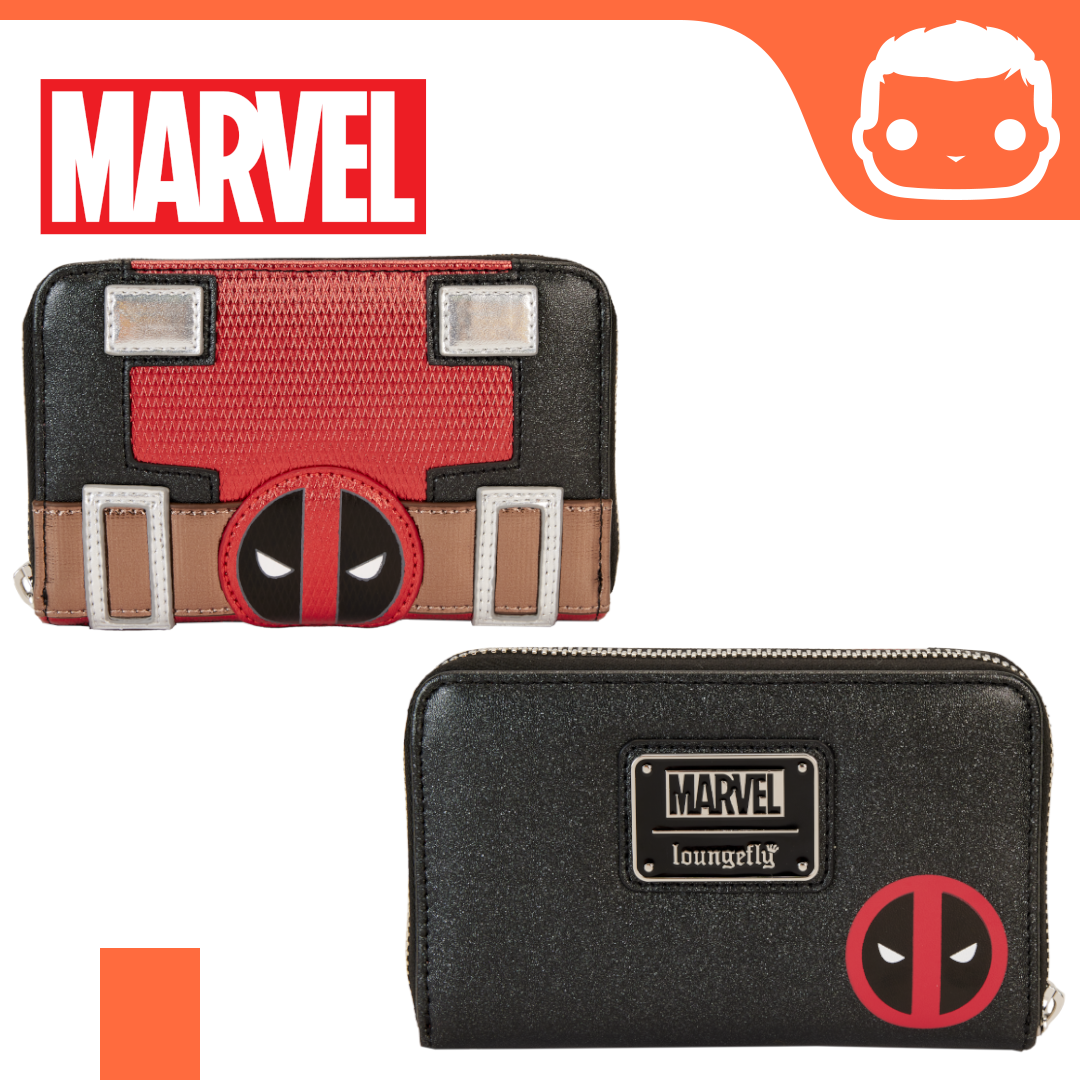 Marvel Deadpool Metallic Collection Backpack Wallet Bundle Pre