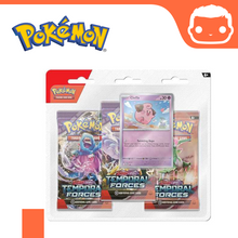 Load image into Gallery viewer, Pokémon TCG: Scarlet &amp; Violet 5 - Temporal Forces - 3-Pack
