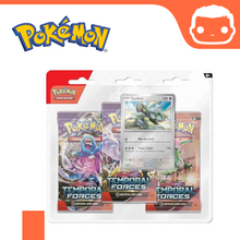 Load image into Gallery viewer, Pokémon TCG: Scarlet &amp; Violet 5 - Temporal Forces - 3-Pack