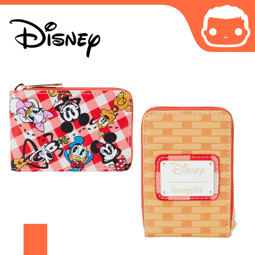 Disney Mickey And Friends Picnic Accordion Wallet [Pre-Order]