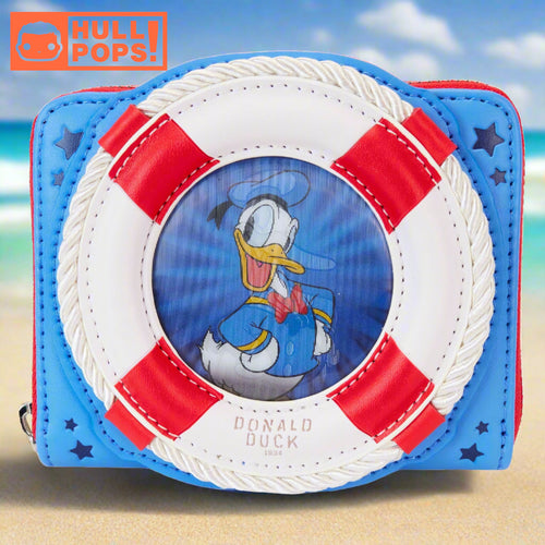 Disney Donald Duck 90th Anniversary Zip Around Wallet [Pre-Order]