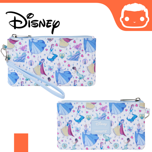 Disney Princess Manga Style Nylon Wristlet Wallet [Pre-Order]