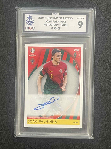 Match Attax - Euro 2024 Joao Palhinha Autograph Card - Grade 9