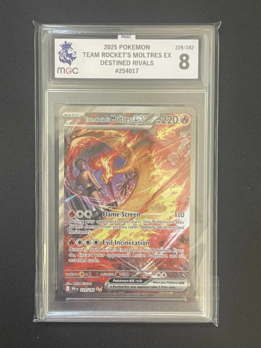 Pokemon - Team Rockets Moltres EX - Grade 8