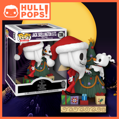 #1386 - Nightmare Before Christmas - Jack And Zero With Tree [Deposit Only]