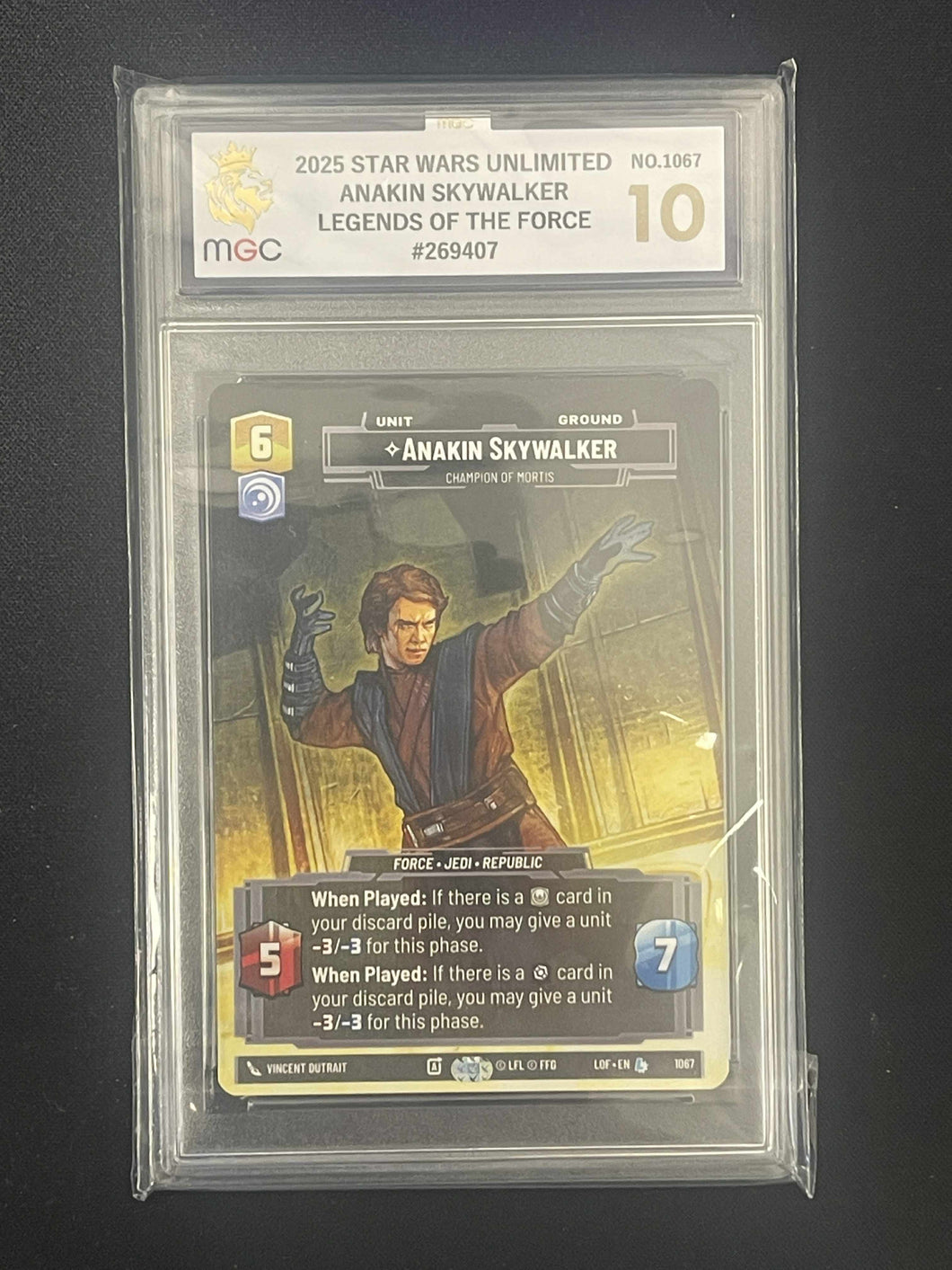 Star Wars Unlimited - Anakin Skywalker - Grade 10
