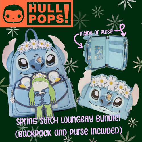 Disney Lilo & Stitch Springtime Stitch Cosplay Backpack & Wallet Bundle [Pre-Order]