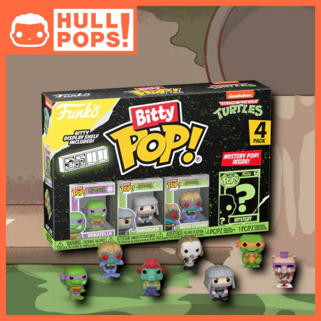 Bitty Pop! - TMNT - 4-Pack - Series 2