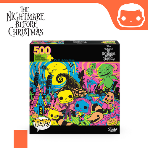 Pop! Puzzles - The Nightmare Before Christmas (Black Light) (500 Piece)