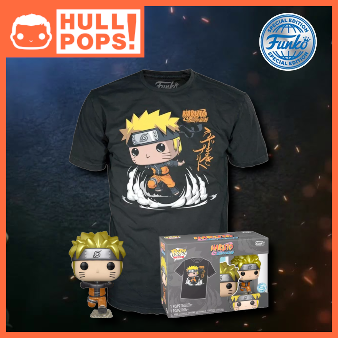 727 - Naruto - Naruto Running Exclusive Pop! & Tee Set – Hull Pops Ltd