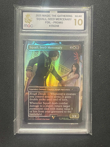 Magic The Gathering - Squall, Seed Mercenary Foil Promo - Final Fantasy - Grade 10