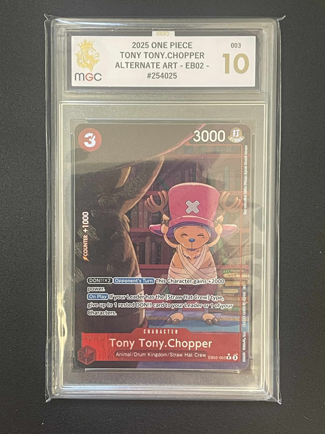 One Piece - Tony Tony Copper (Alt Art) - Grade 10