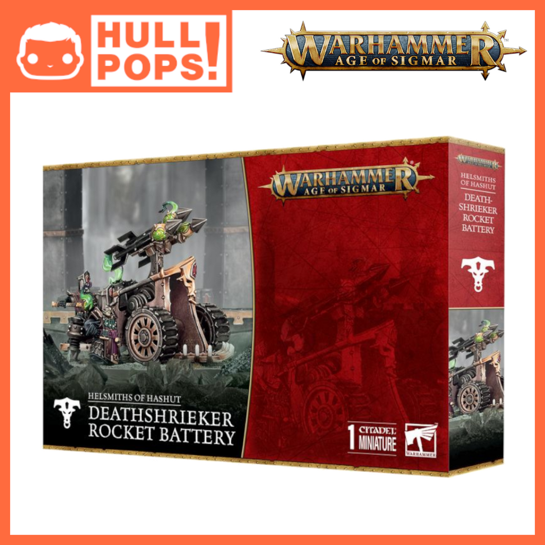 thumbnail interactive-video image 1 of Helsmiths Of Hashut: Deathshrieker Rocket Battery – Warhammer Age Of Sigmar, Games Workshop 1 of 3