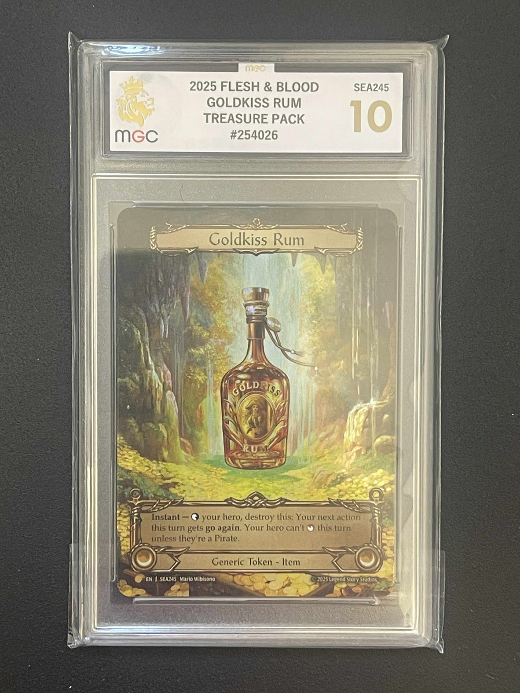 Flesh & Blood - Goldkiss Rum (Treasure Pack) - Grade 10