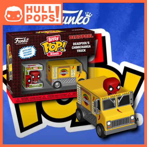 Bitty Pop! - Marvel - Deadpool With Chimichanga Truck [Pre-Order]