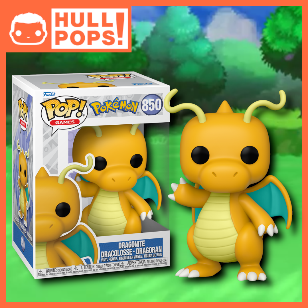 Funko Pop! Games Pokemon Dragonite Figure #850 - FW21 - US