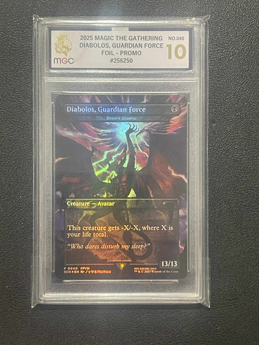 Magic The Gathering - Diabolos, Guardian Force Foil Promo - Final Fantasy - Grade 10