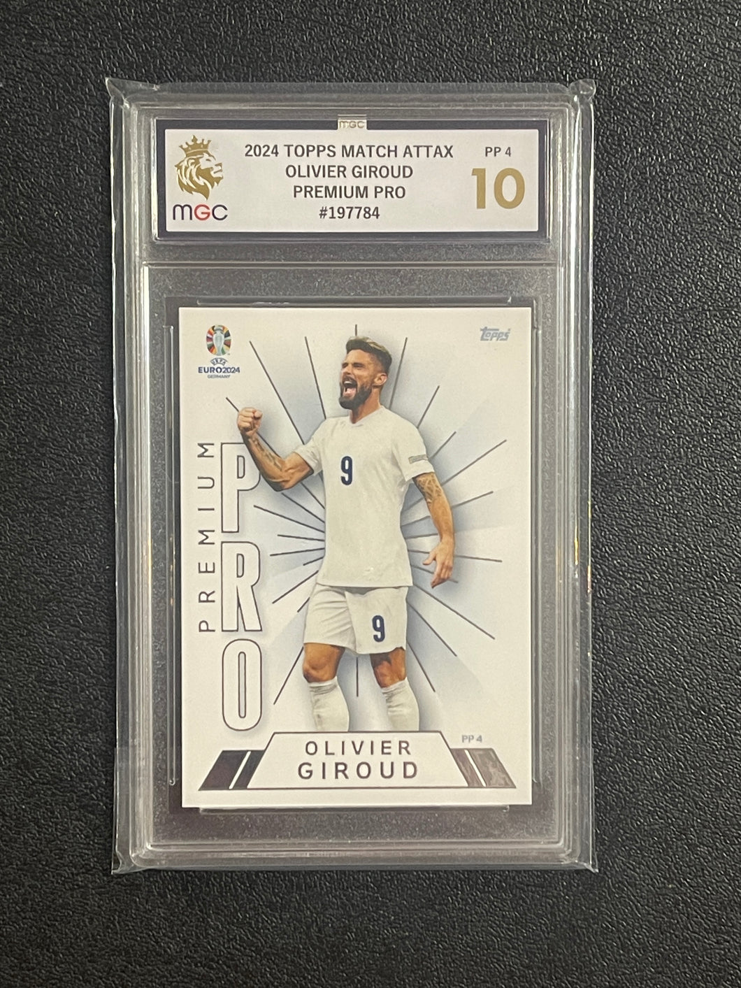 Match Attax - Euro 2024 Olivier Giroud Premium Pro - Grade 10