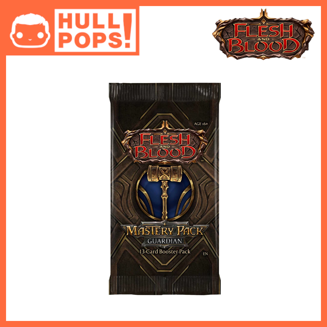 Flesh And Blood TCG: Mastery Pack Guardian Single Booster – Hull Pops Ltd