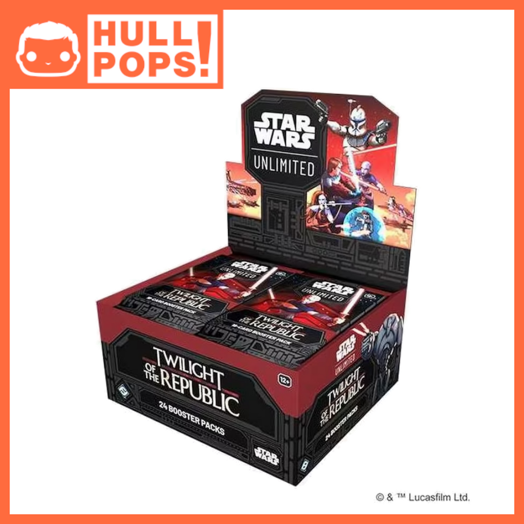 Star Wars: Unlimited Twilight of the Republic Full Booster Box (24 Sealed Packs)