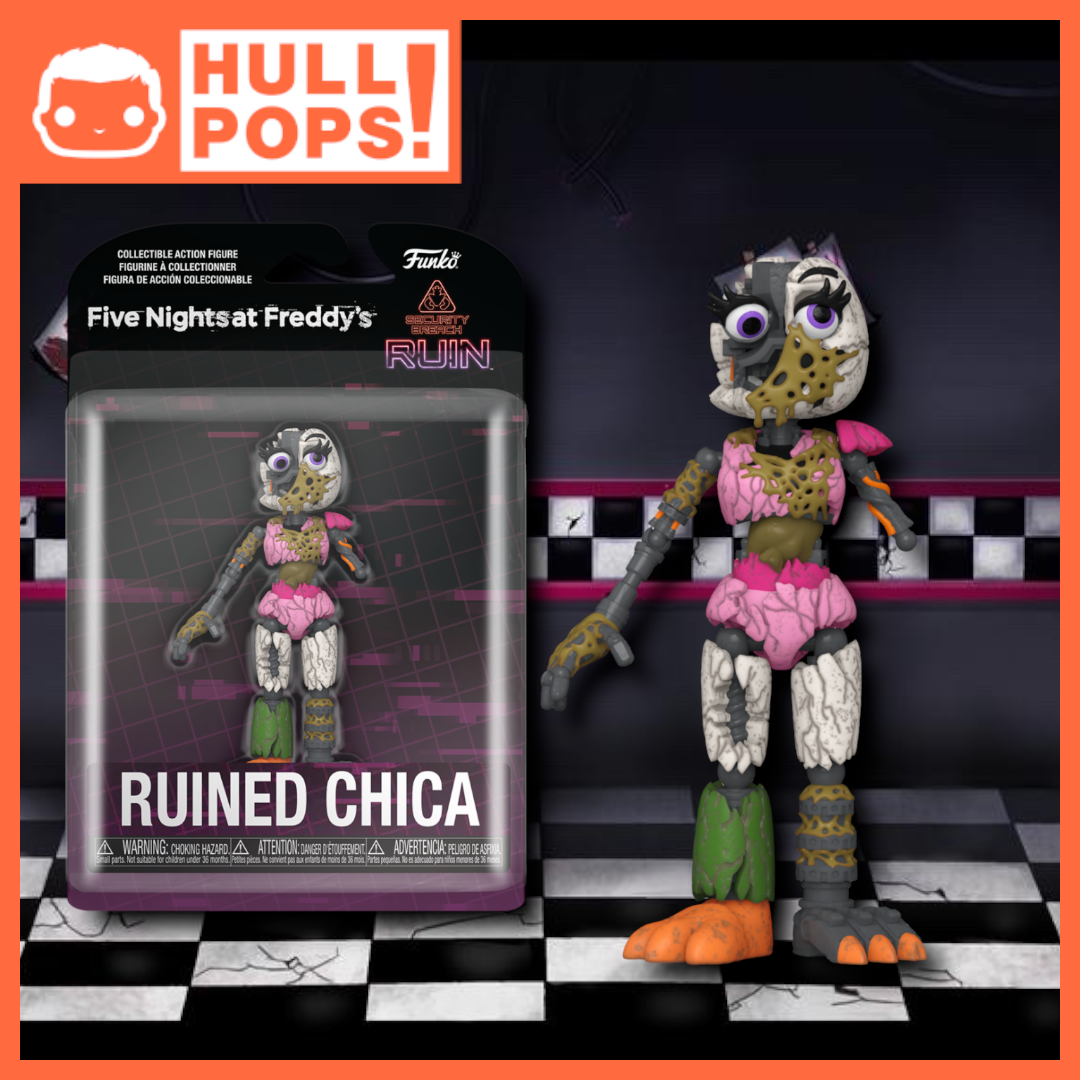 FNAF - Ruined Chica Action Figure [Pre-Order] – Hull Pops Ltd