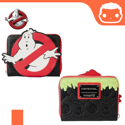 Ghostbusters - No Ghost Logo Zip Around Wallet