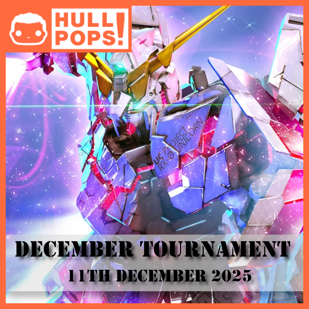 Gundam TCG - Store Tournament - December 2025 - Event Ticket! - 11th December 2025
