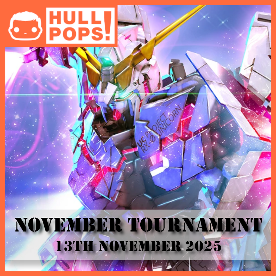 Gundam TCG - Store Tournament - November 2025 - Event Ticket! - 13th November 2025