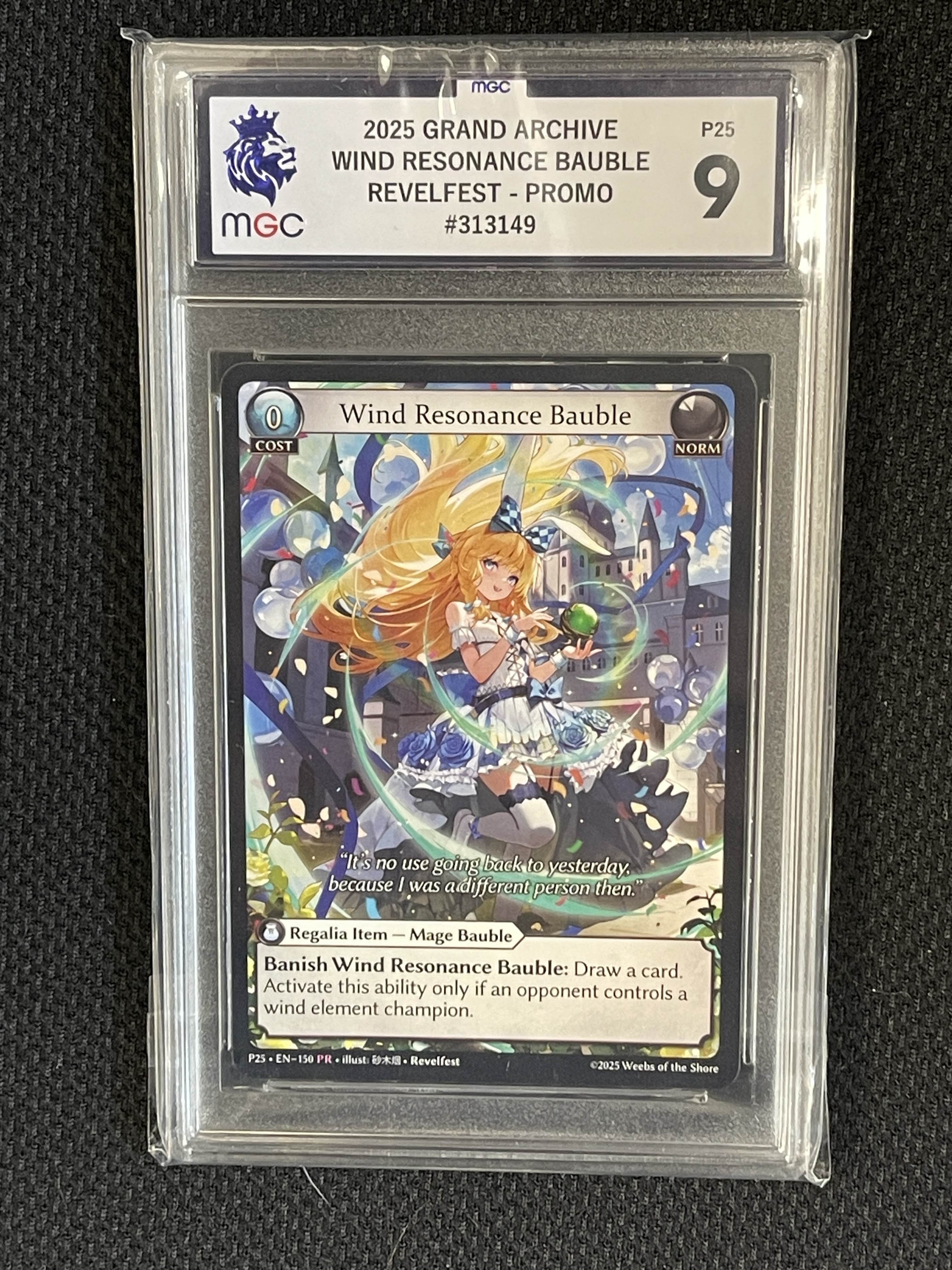 Grand Archive - Wind Resonance Bauble Revelfest Promo - Grade 9