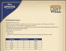 Load image into Gallery viewer, Lorcana - Whispers in the Well Set Championship - Event Ticket! - 17th January 2026