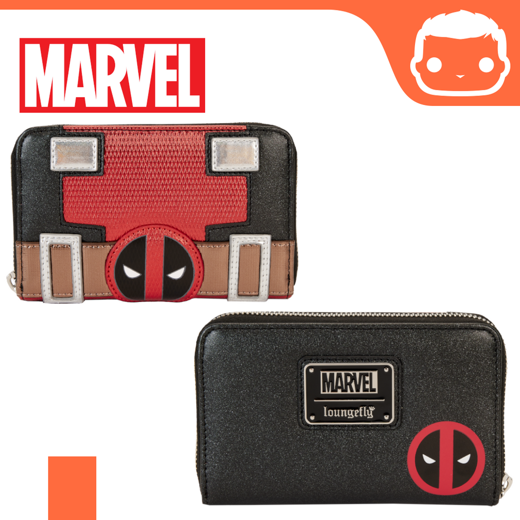 Marvel Deadpool Metallic Collection Cosplay Zip Around Wallet