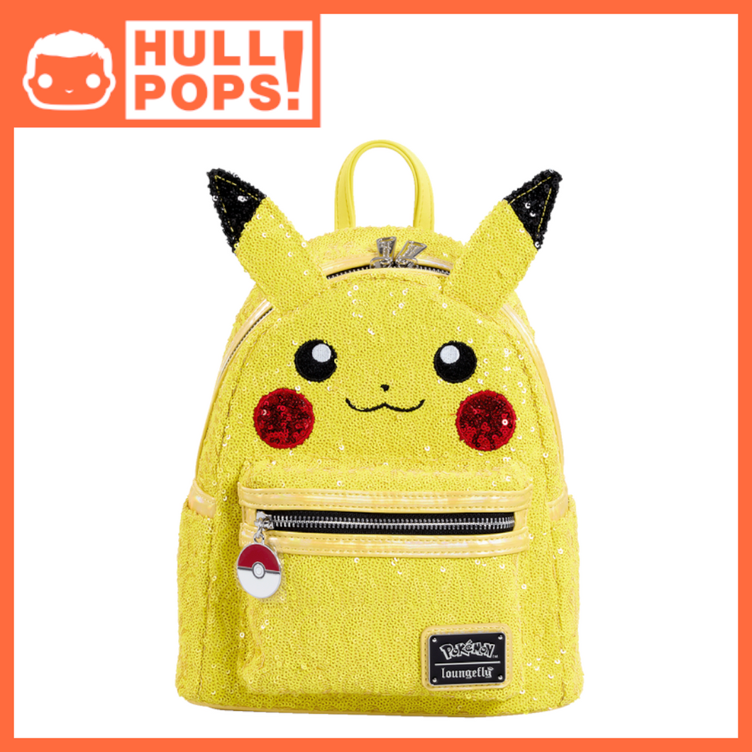 Pokémon Sequin Pikachu Cosplay Mini Backpack