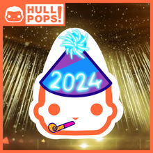 Load image into Gallery viewer, Hull Pops - Limited Edition Pin - New Years Dave 2024