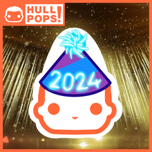 Load image into Gallery viewer, Hull Pops - Limited Edition Pin - New Years Dave 2024