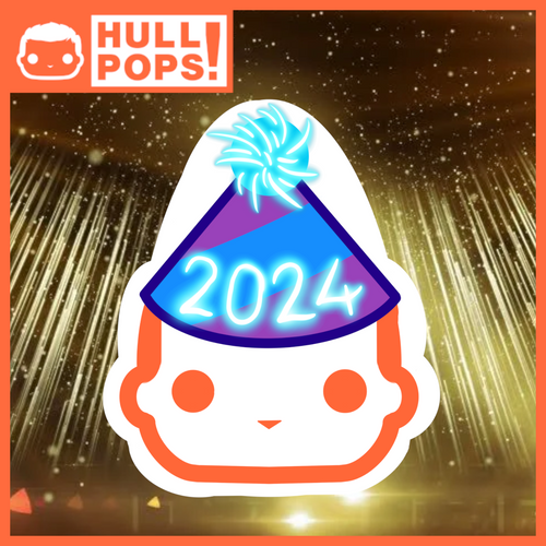 Hull Pops - Limited Edition Pin - New Years Dave 2024