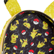 Load image into Gallery viewer, Pokémon Sequin Pikachu Cosplay Mini Backpack