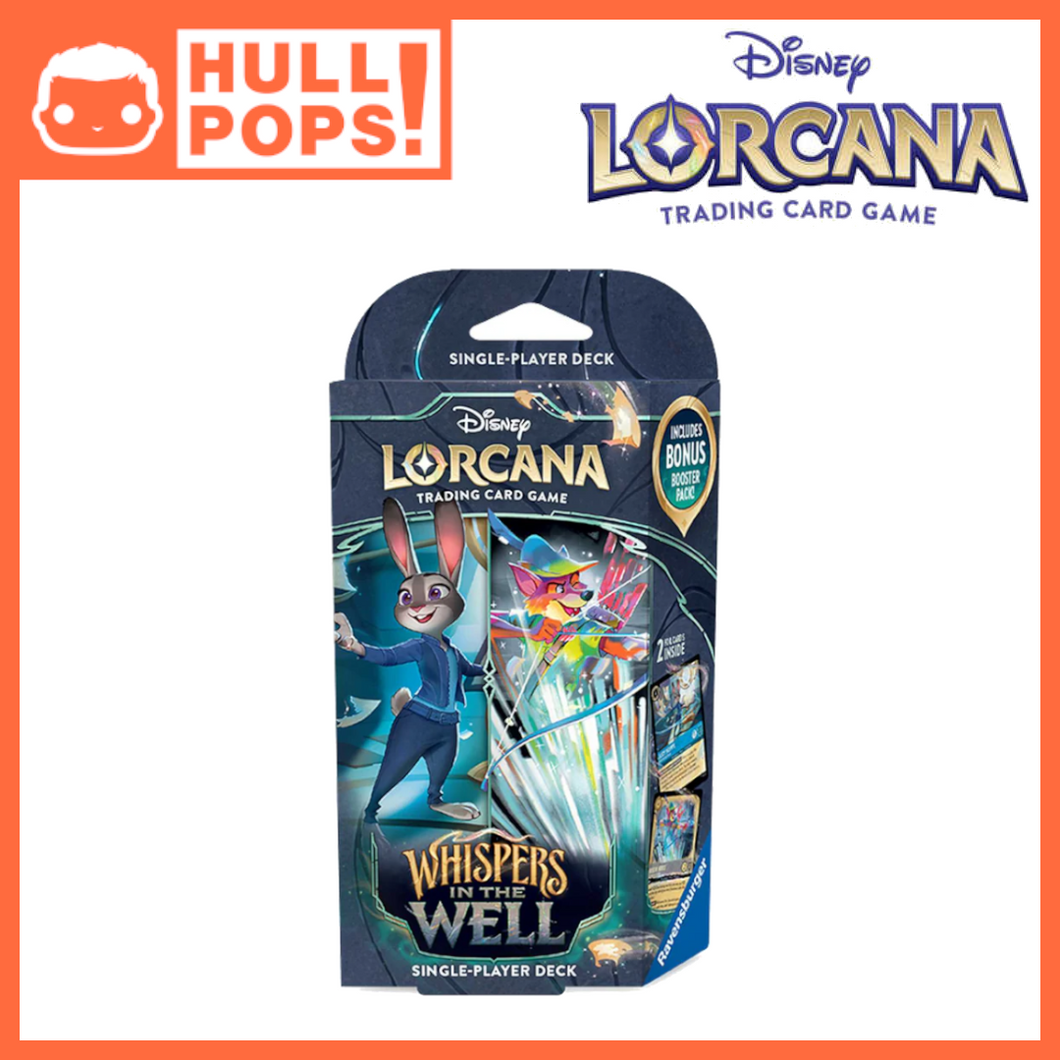 Disney Lorcana TCG - Whispers in the Well - Starter Deck Judy Hopps & Robin Hood [Pre-Order]
