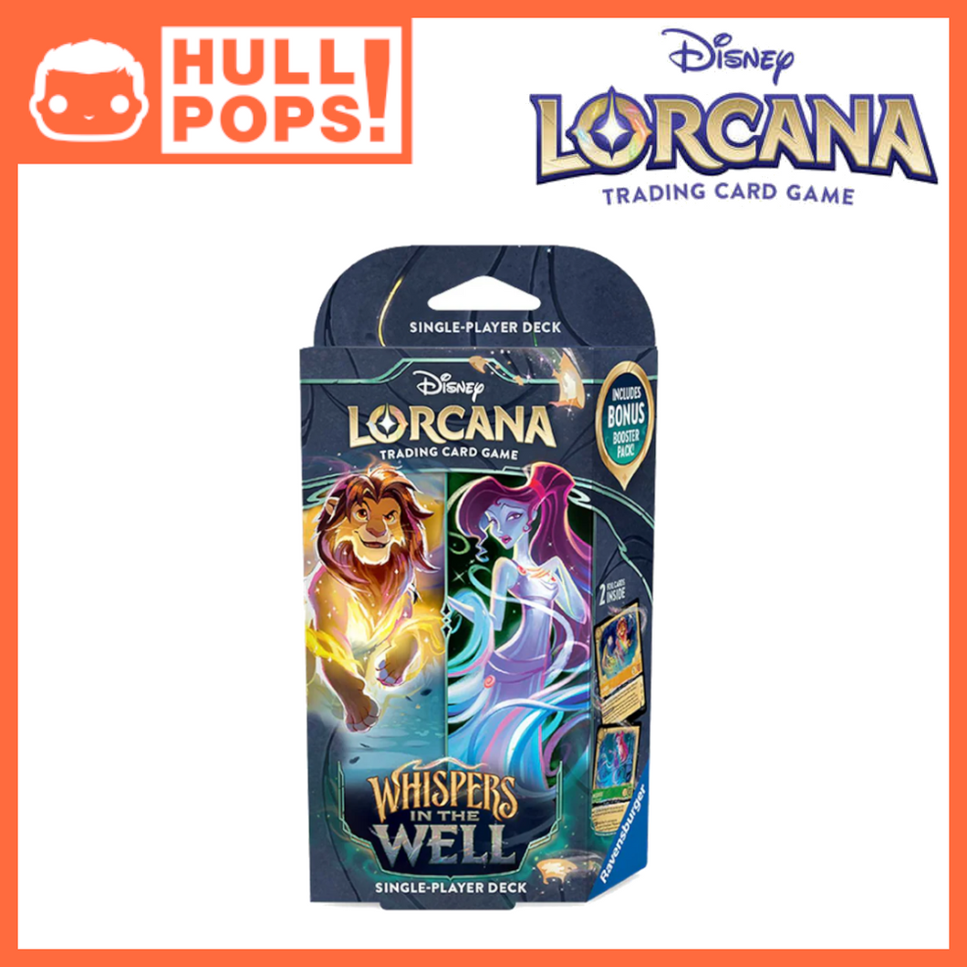Disney Lorcana TCG - Whispers in the Well - Starter Deck Simba & Megara [Pre-Order]
