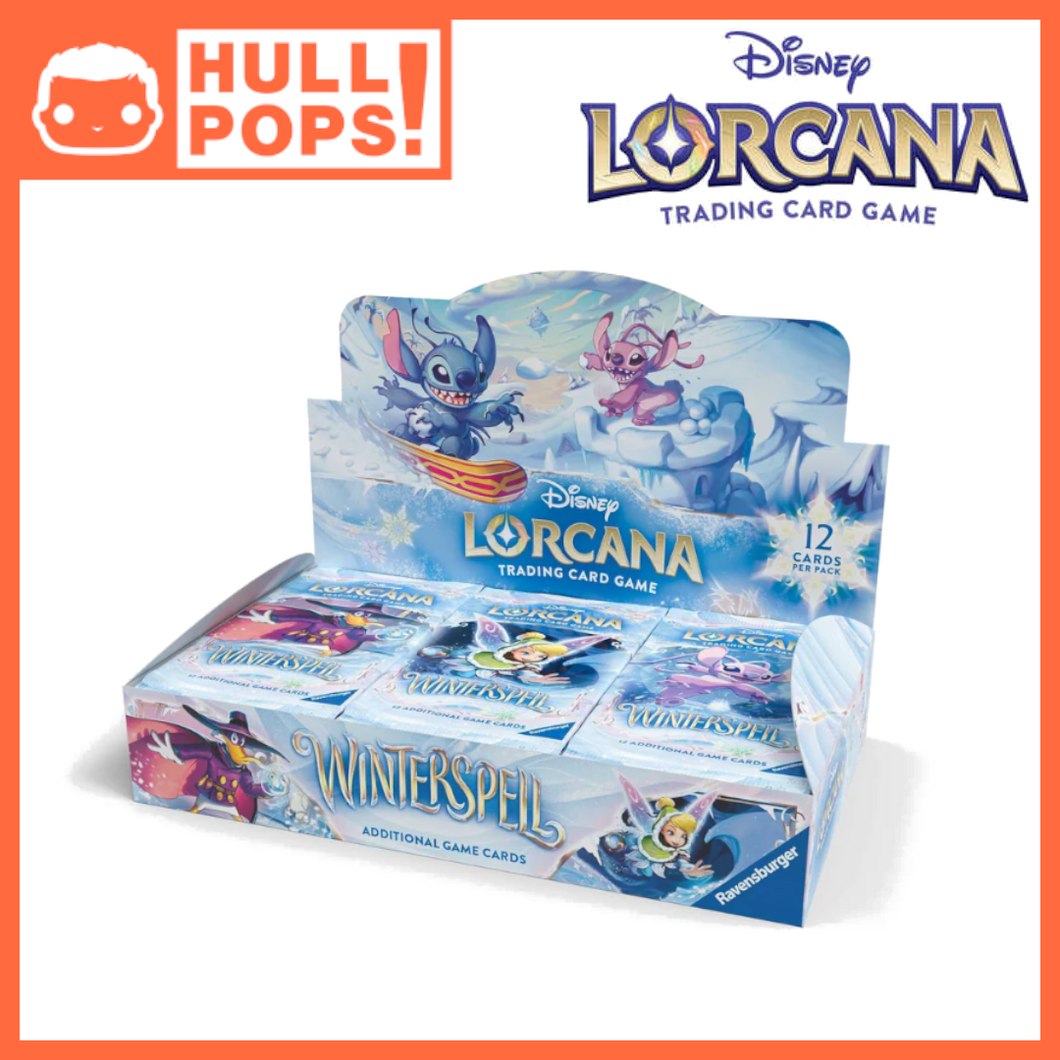 Disney Lorcana TCG - Winterspell Booster ** FULL BOX ** Hull Pops Ltd Disney Lorcana TCG - Winterspell Booster ** FULL BOX ** Hull Pops Ltd