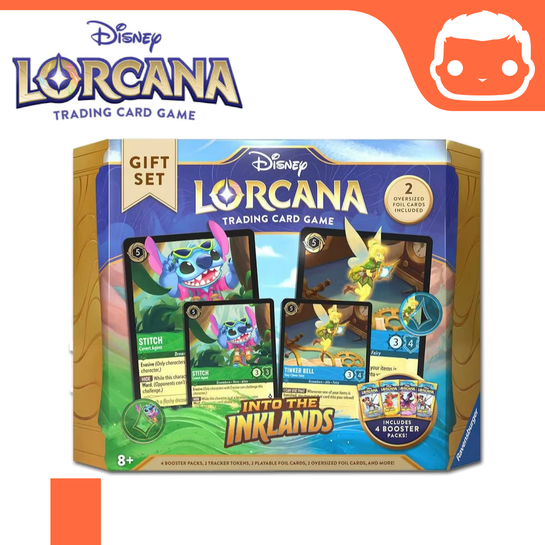 Ravensburger Disney Lorcana TCG - Into the Inklands - Gift Set - Stitch and Tinker Bell