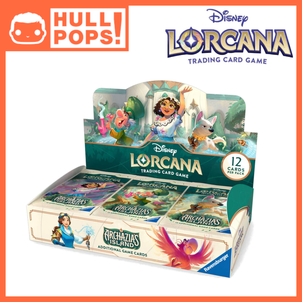 Disney Lorcana Trading Card Game - Booster Pack - Archazia’s Island - Full Box [Pre-Order]