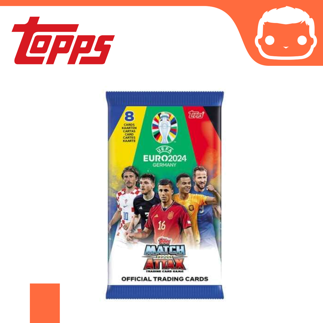 Official Euro Match Attax 2024 Card Packets