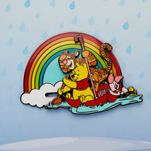 Load image into Gallery viewer, Disney Winnie The Pooh &amp; Friends Rainy Day Moving 3&quot; Pin