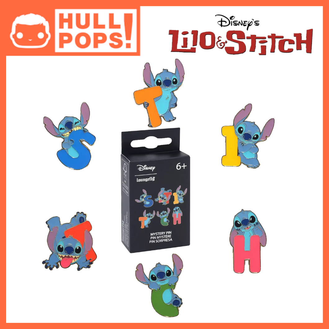 Loungefly - Disney - Stitch Letters and Poses Mystery Box Pin
