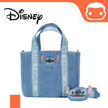 Load image into Gallery viewer, Disney Stitch Plush Crossbody With Coinbag