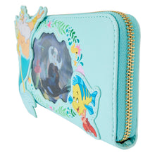 Load image into Gallery viewer, Disney Ariel The Little Mermaid Princess Lenticular Zip Around Wallet