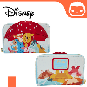 Disney Winnie The Pooh & Friends Rainy Day Backpack & Wallet Bundle