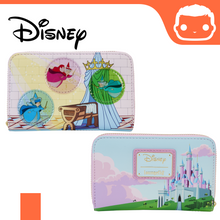 Load image into Gallery viewer, Disney Sleeping Beauty Stained Glass Castle Zip Around Wallet [Pre-Order]